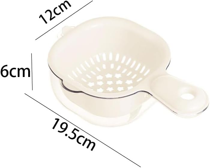 üî•Kitchen Dual-Layer Draining Basket with Handle