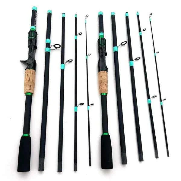 5ft 11in 4-Section Fiberglass Spinning Rod – Medium Power, Carp & General Fishing