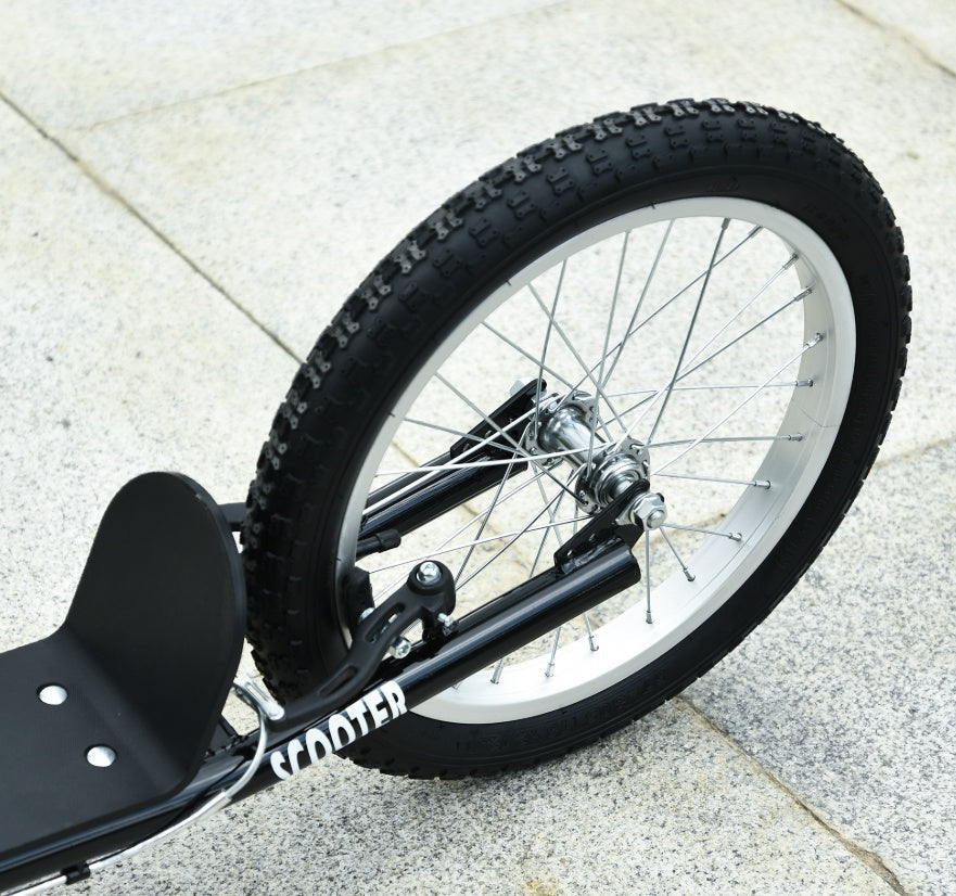 Kids Kick Scooter | Adjustable Handlebar, Dual Rear Brakes & Inflatable Wheels