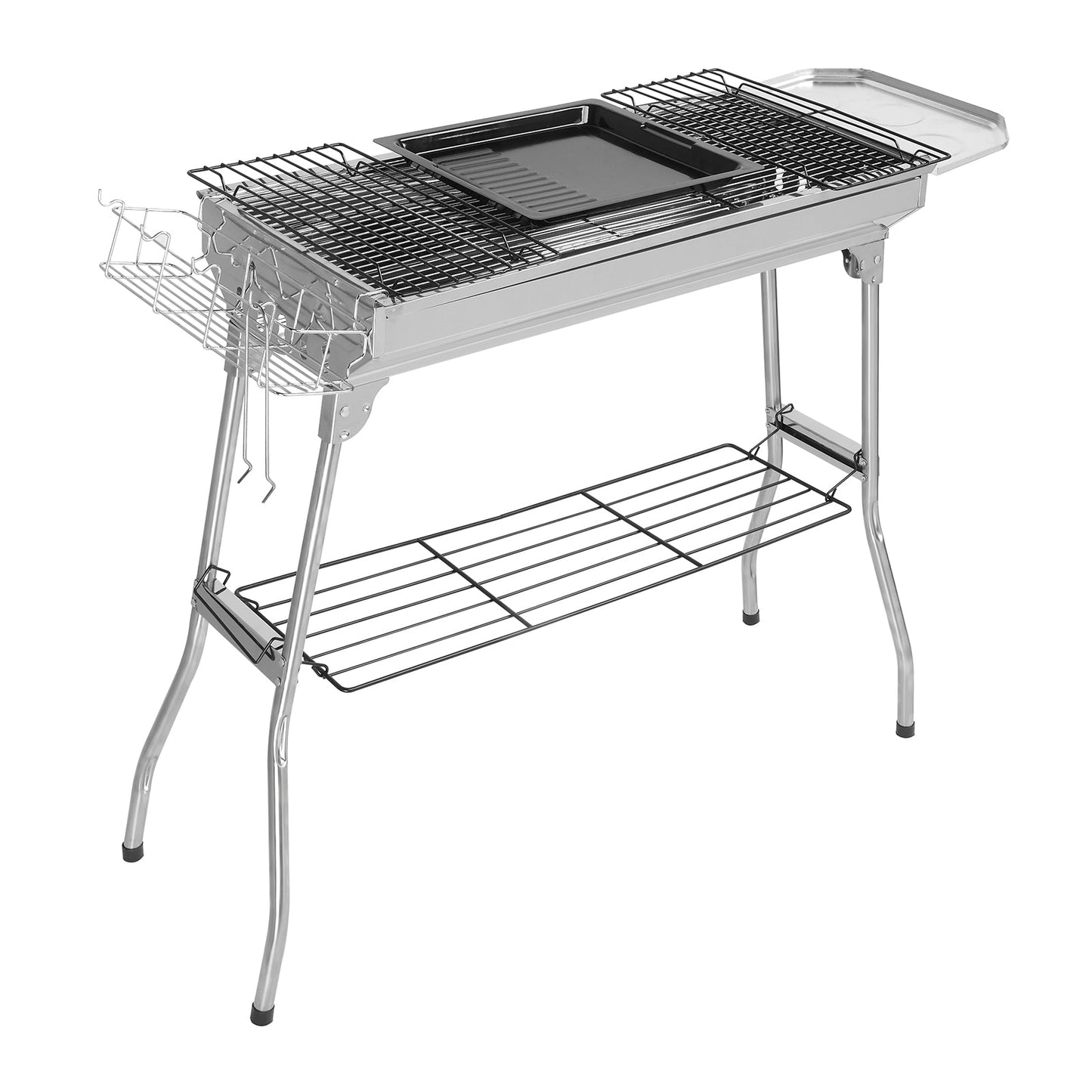 Portable Stainless Steel BBQ Grill – Compact Outdoor Grill