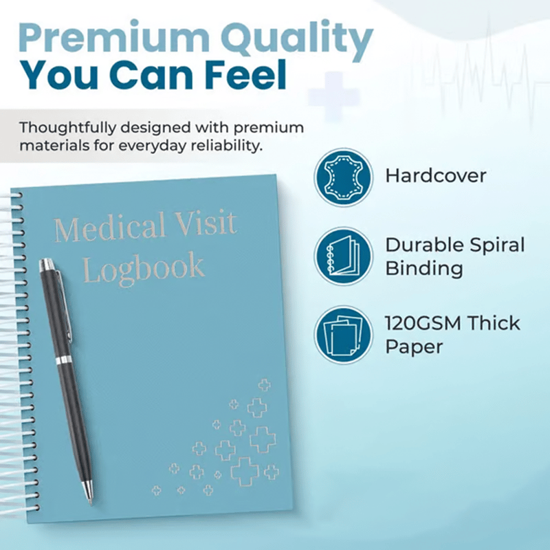 üî•ü©∫‚ù§Ô∏èDoctor-Approved Medical Visit Logbook: Your Essential Medical Planner