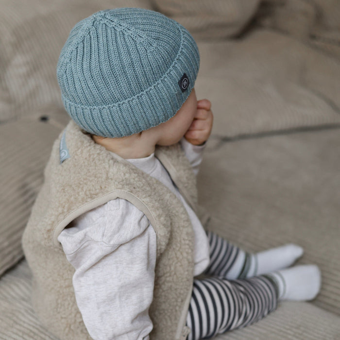 Babymütze aus Merinowolle | Essential Mint