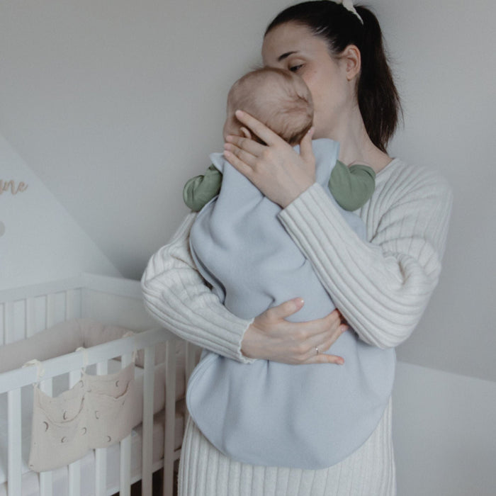 Babyschlafsack aus Merinowolle 1.0 TOG | Essential Grau