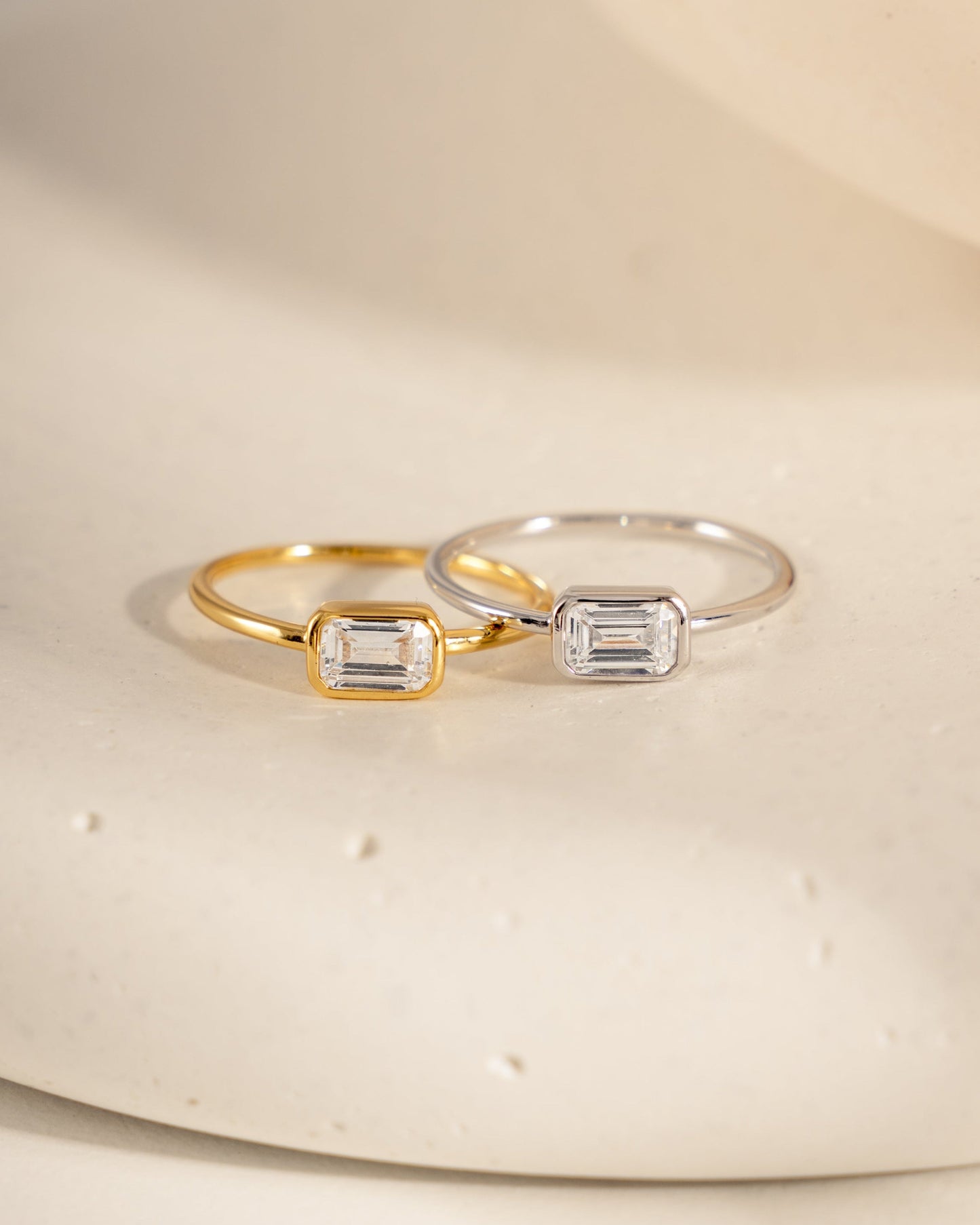 Baguette Bezel Ring