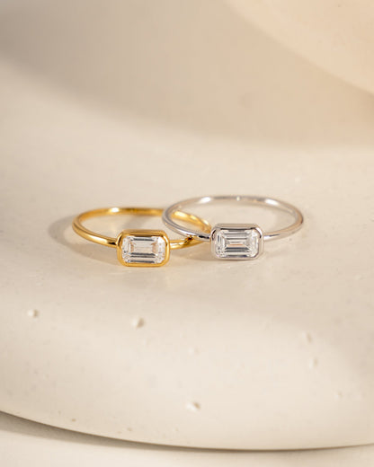 Baguette Bezel Ring
