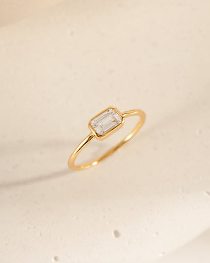 Baguette Bezel Ring