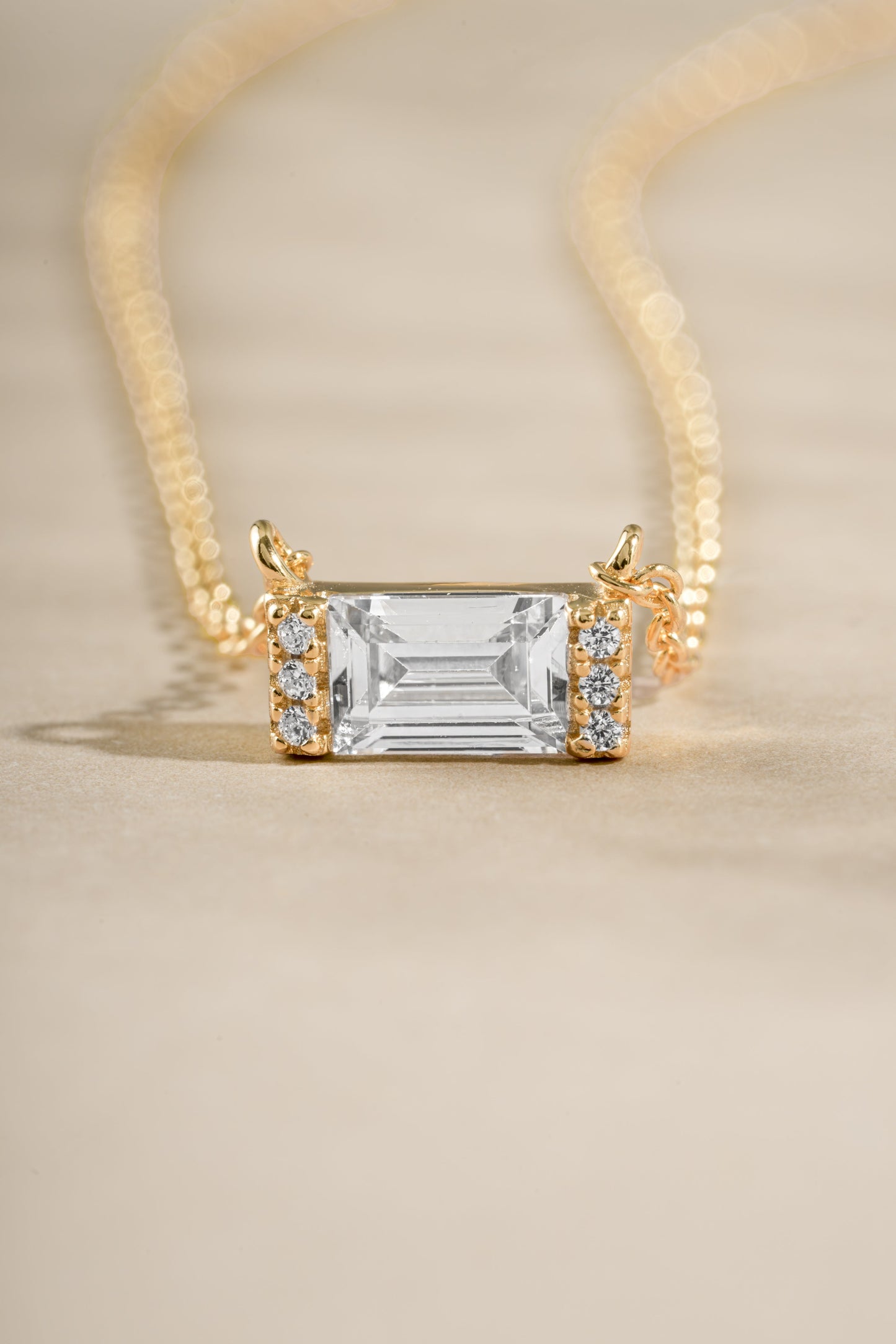 Baguette Necklace