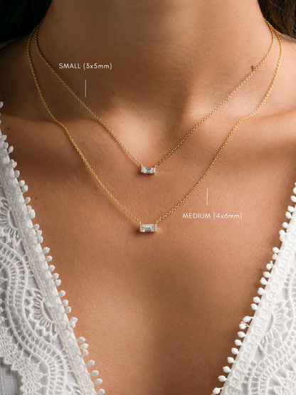 Baguette Necklace