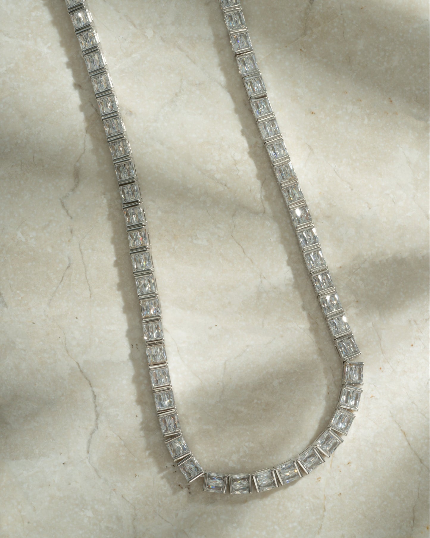 Baguette Tennis Necklace