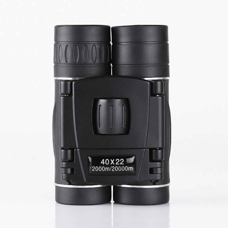 40x22 HD Binoculars – High-Power Compact Crescent Double Barrel with Optional Clip