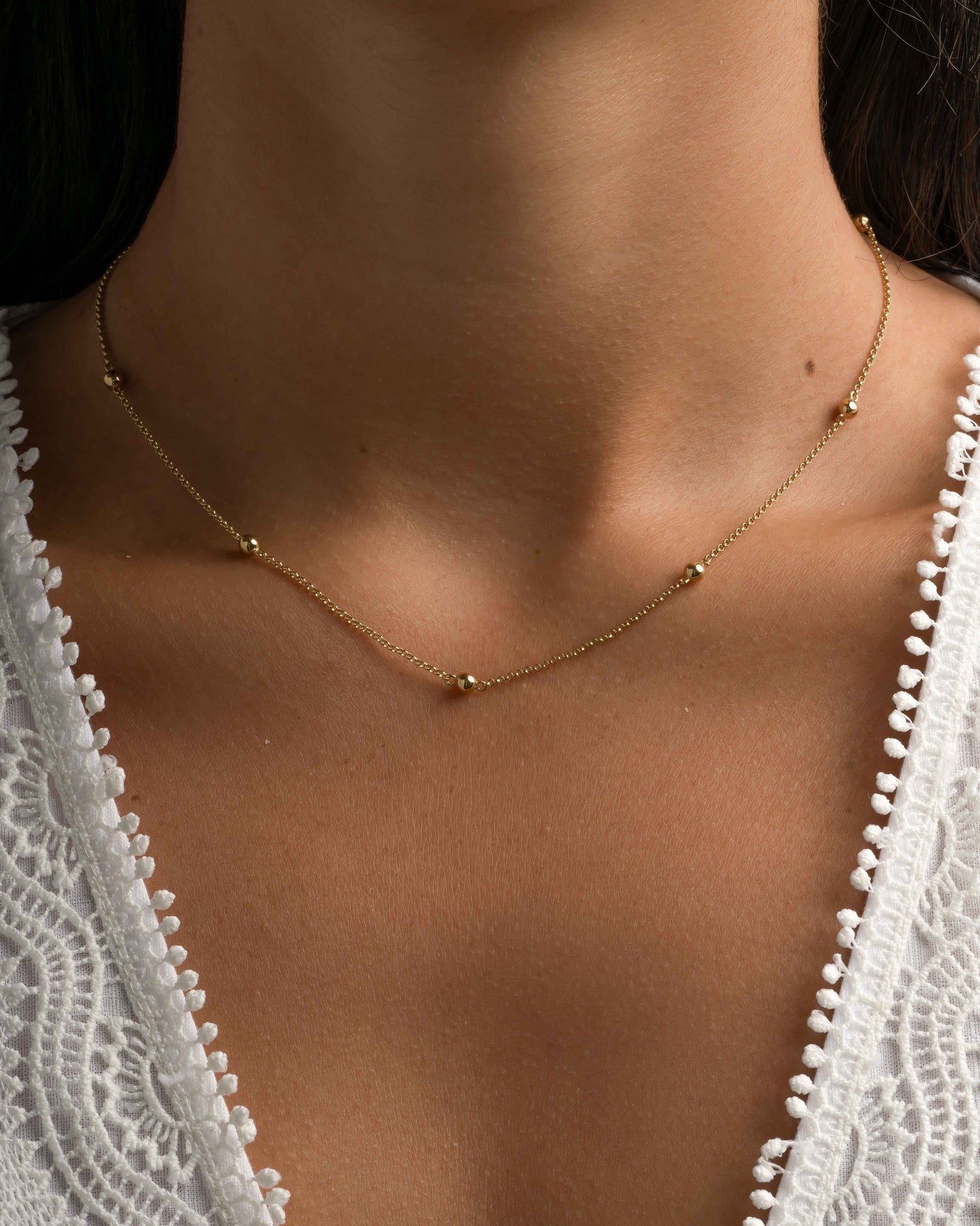 Beaded Ball Necklace