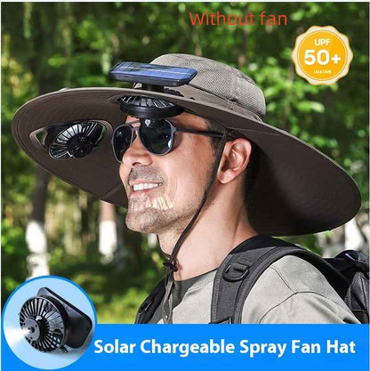 Men's Wide Brim Sun Hat – Lightweight, UV Protection, Breathable, 6 Colors