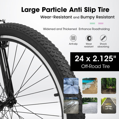 Mountain Bike for Men, Women & Teens | 21-Speed, Dual V-Brakes & Front Suspension