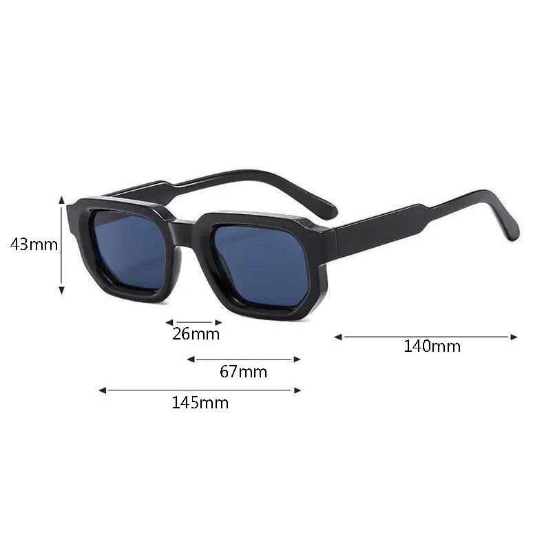 üï∂Ô∏èüîÜ 6 - Pack Vintage Rectangle Frame Sunglasses for Men & Women with UV400 Protection