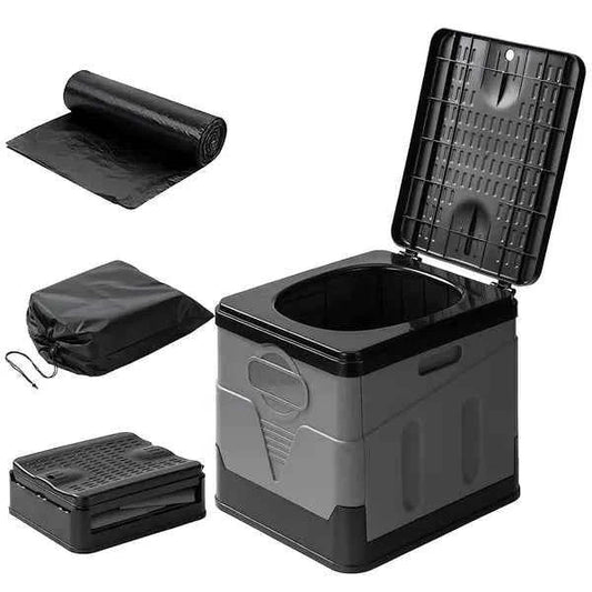 Portable Foldable Camping Toilet – Lightweight Outdoor Toilet for Camping & Emergencies