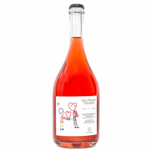 Bottle of Cantina Giardino Rosato Frizzante 2022 sparkling rosé wine
