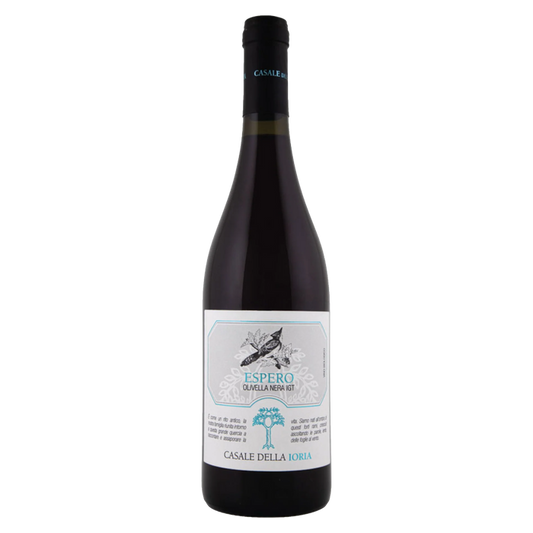 Wine bottle with label reading 'ESPERO'