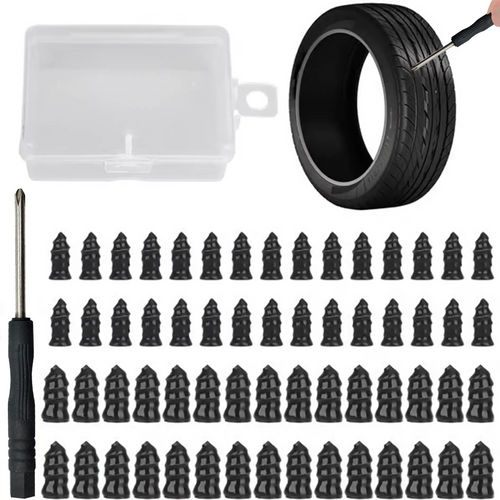 üî©60PCS Tire Repair Rubber Nails Kit with 2 Sizes