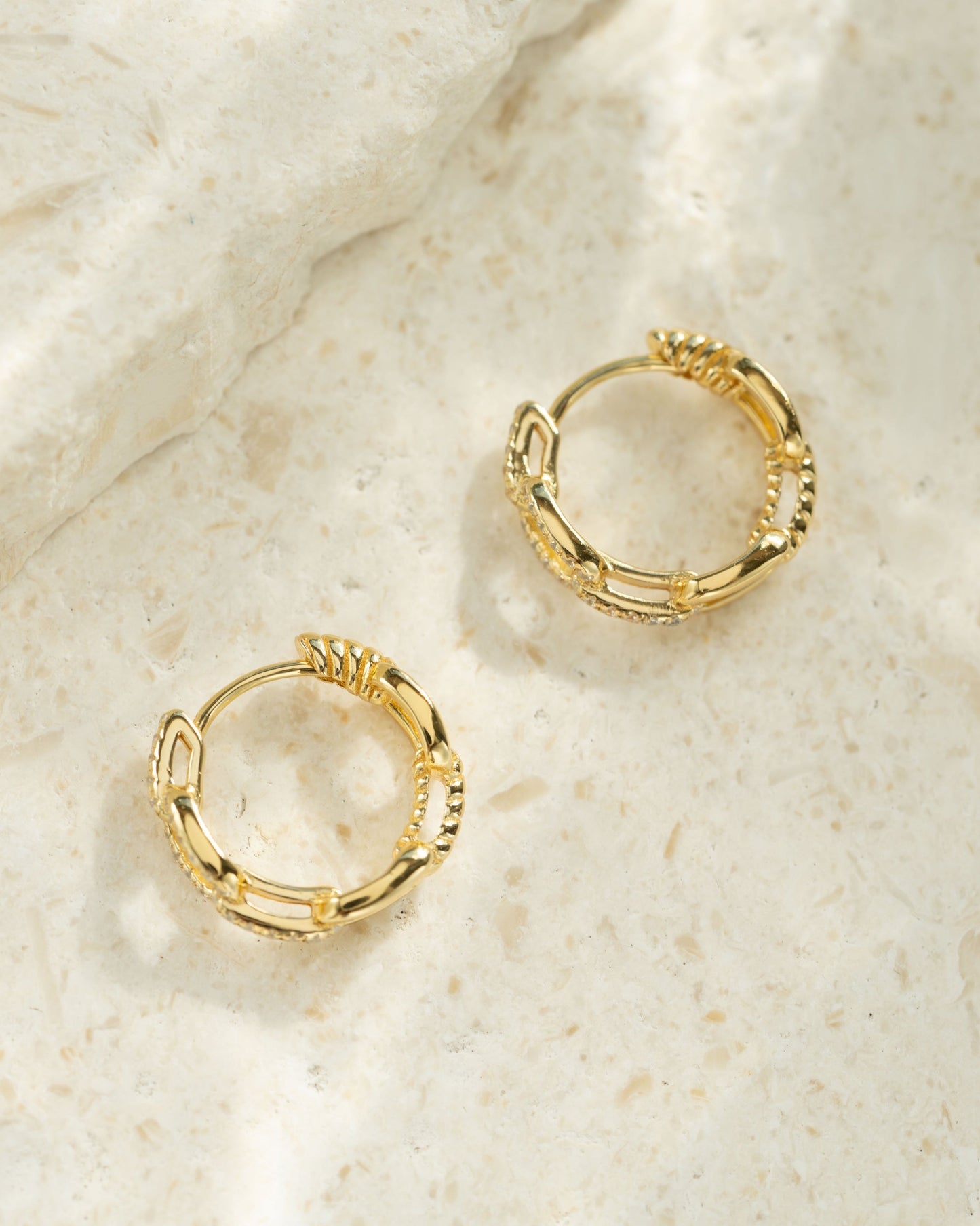 Small Chain Link Hoops