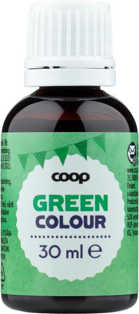 Coop Green Food Coloring 30ml - Soposopo