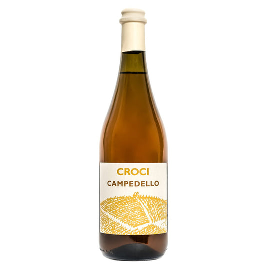 CROCI Campedello frizzante 2021 sparkling wine bottle with cream cap