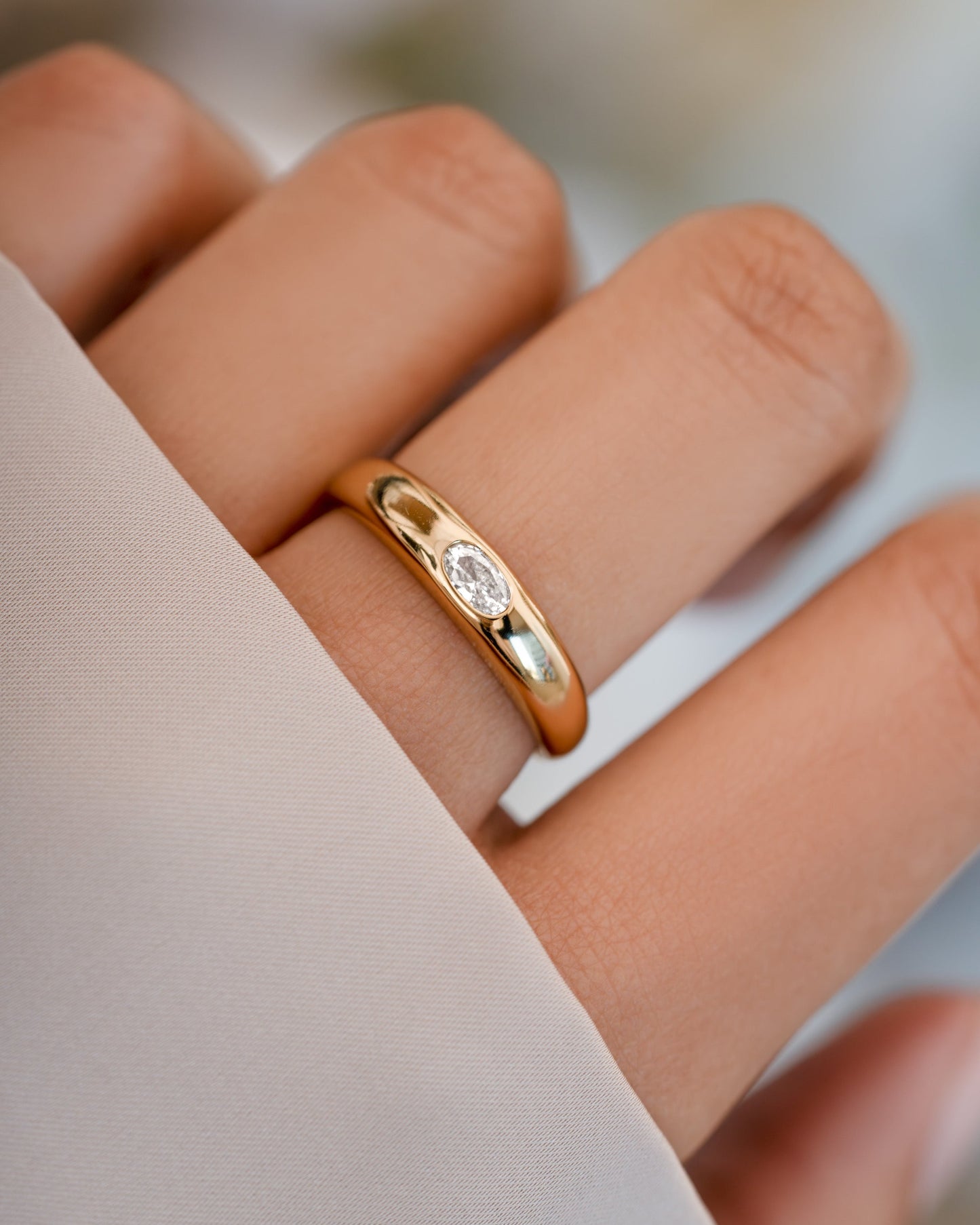 CZ Dome Ring