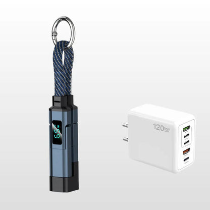 üî•Limited Time SALE 40% OFFüî•4-in-1 Digital Display Keychain Charging Cable