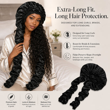 BUY 1 GET 1 FREEüî• Silk Bonnet for Long Curly Hair