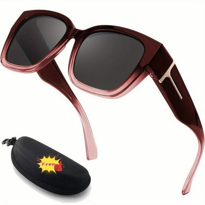 üï∂Ô∏è Polarized Fit Over Sunglasses for Women ‚Äì UV400 Protection Floral Frame Wear Over Prescription Glasses