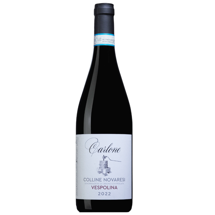 Carlone Collina Novaresi Vespolina 2022 red wine bottle
