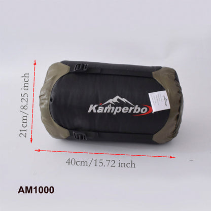 Winter Down Sleeping Bag – 1000g Grey Down Fill, Left Zip (Connectable to Double)