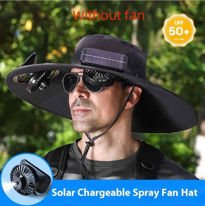 Men's Wide Brim Sun Hat – Lightweight, UV Protection, Breathable, 6 Colors