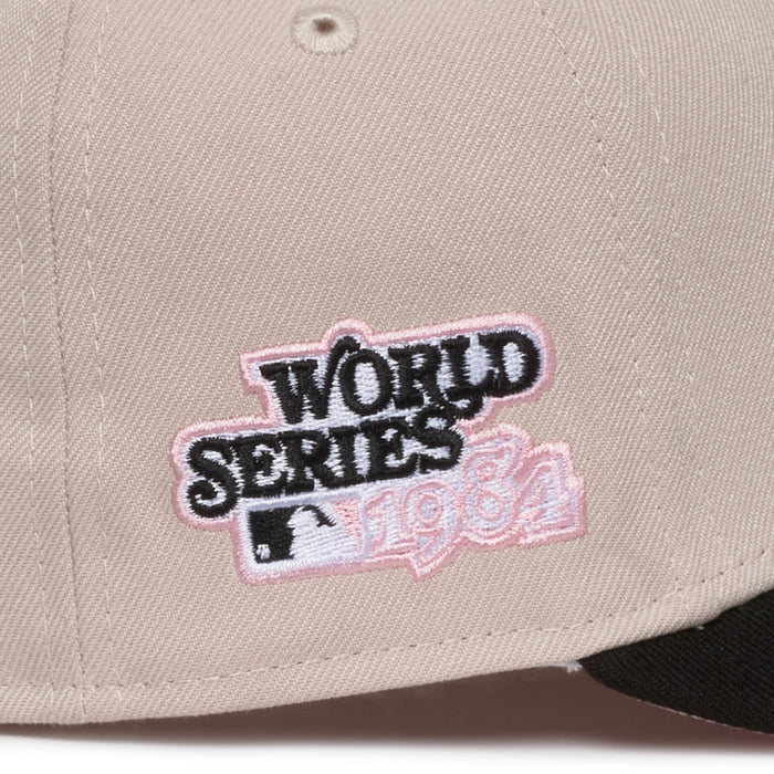 Detroit Tigers "Pink Logo" Stone Grey and Black 1984 WS