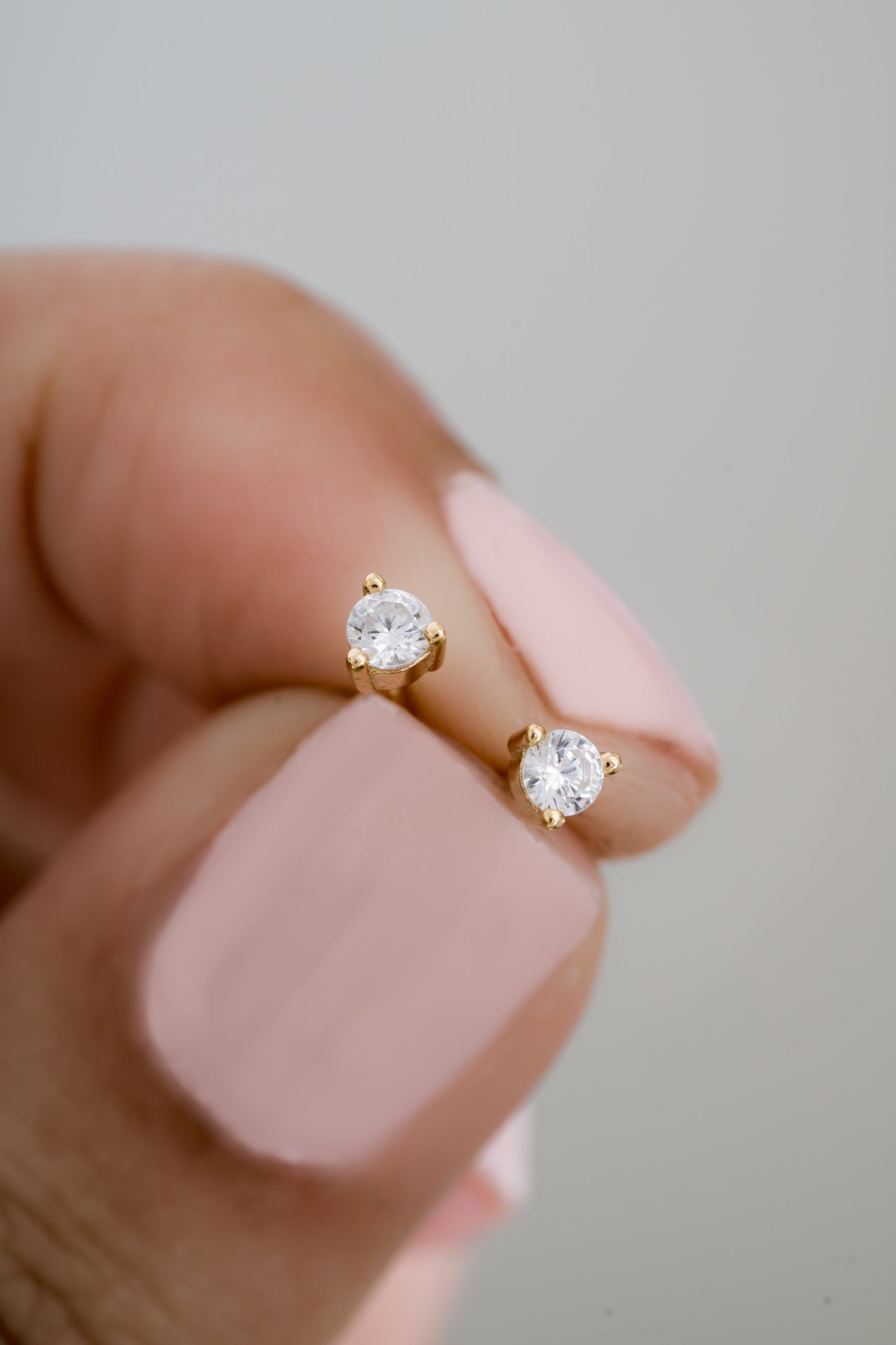Birthstone Stud Earrings