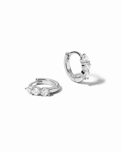 8mm Stacy Hoop Earrings