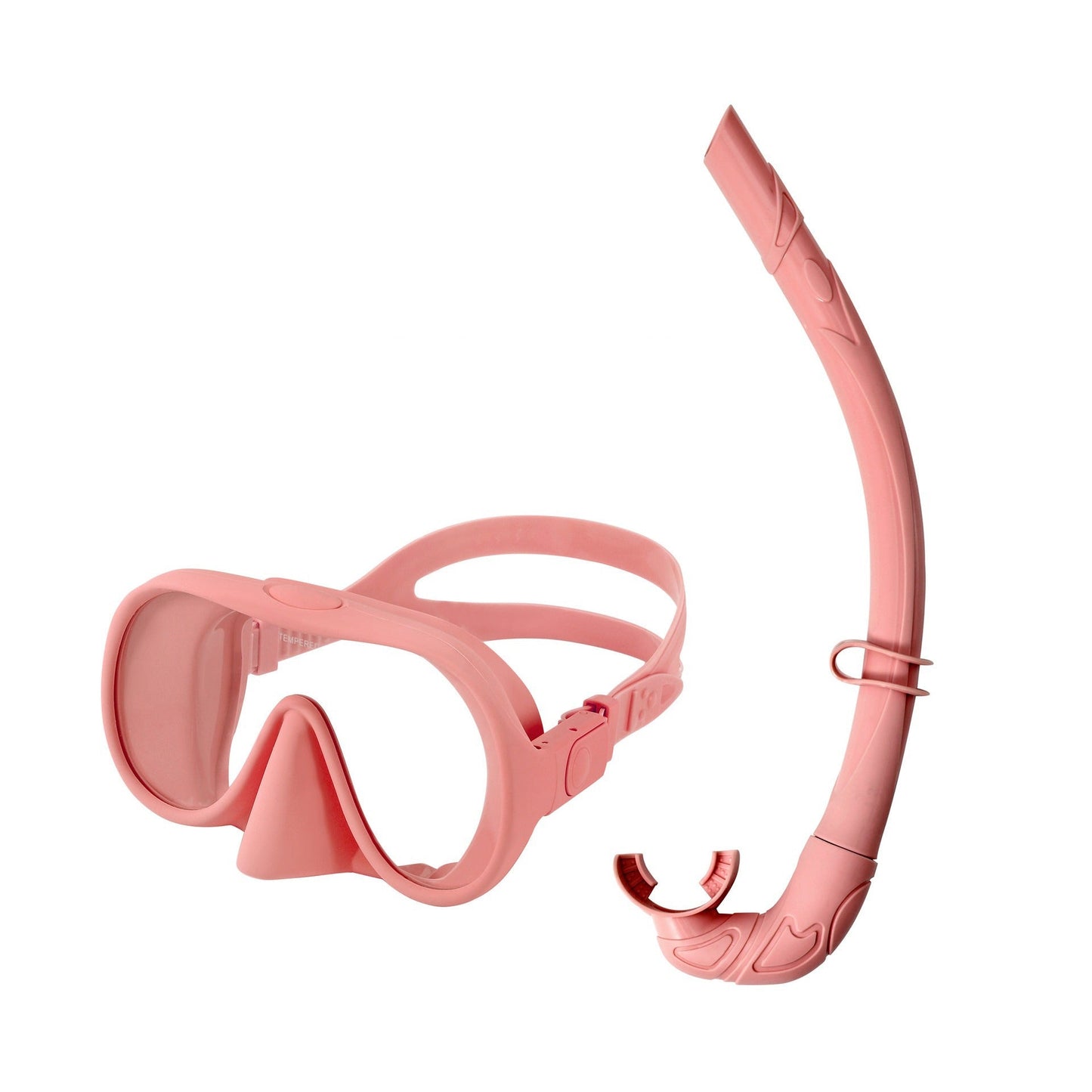 Large-Frame Anti-Fog Swim Goggles with Snorkel – Snorkeling Set
