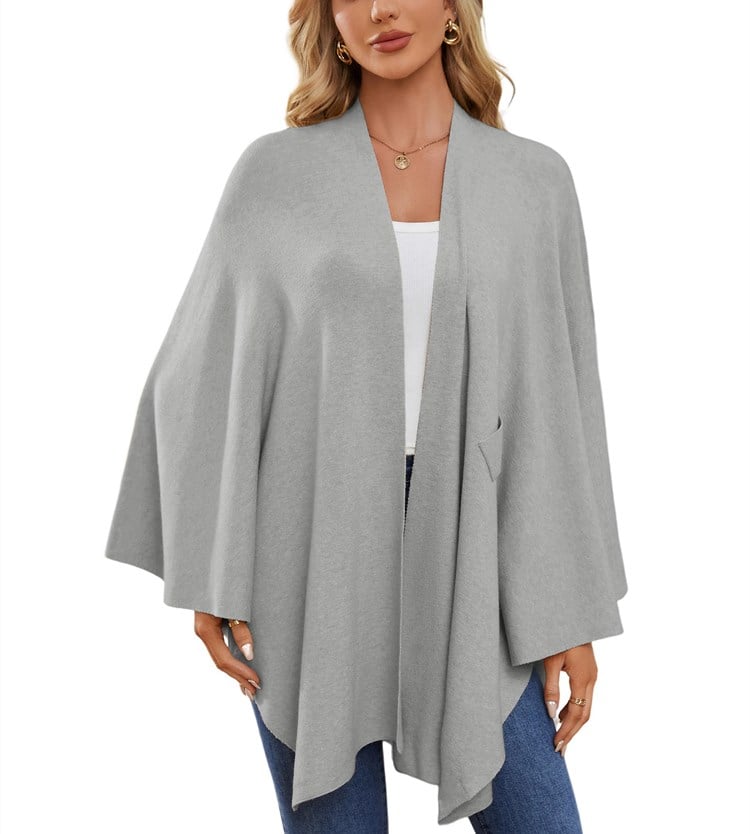 üî•Elegant Shawl Wraps Soft Open Front Poncho Shawl Wraps