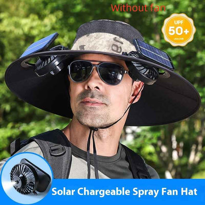 Men's Wide Brim Sun Hat – Lightweight, UV Protection, Breathable, 6 Colors