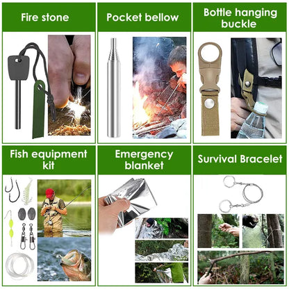 47-Piece Emergency Survival Kit – EDC Gear & Equipment