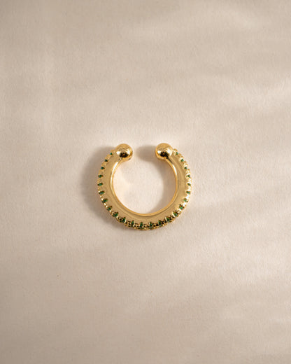 Emerald Ear Cuff