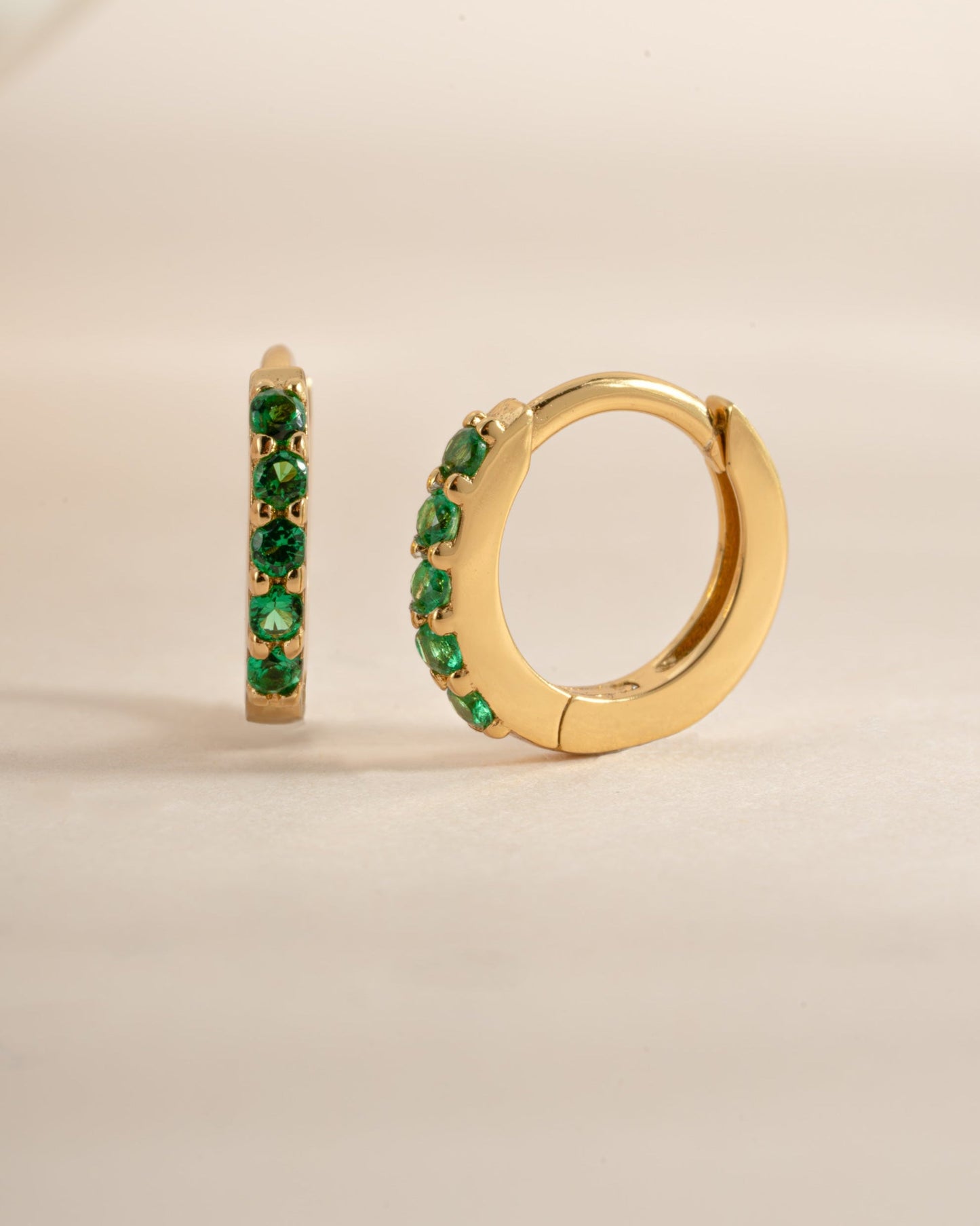 7mm Emerald Huggies
