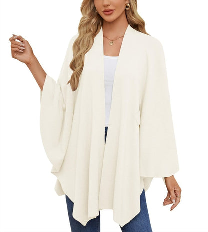 üî•Elegant Shawl Wraps Soft Open Front Poncho Shawl Wraps