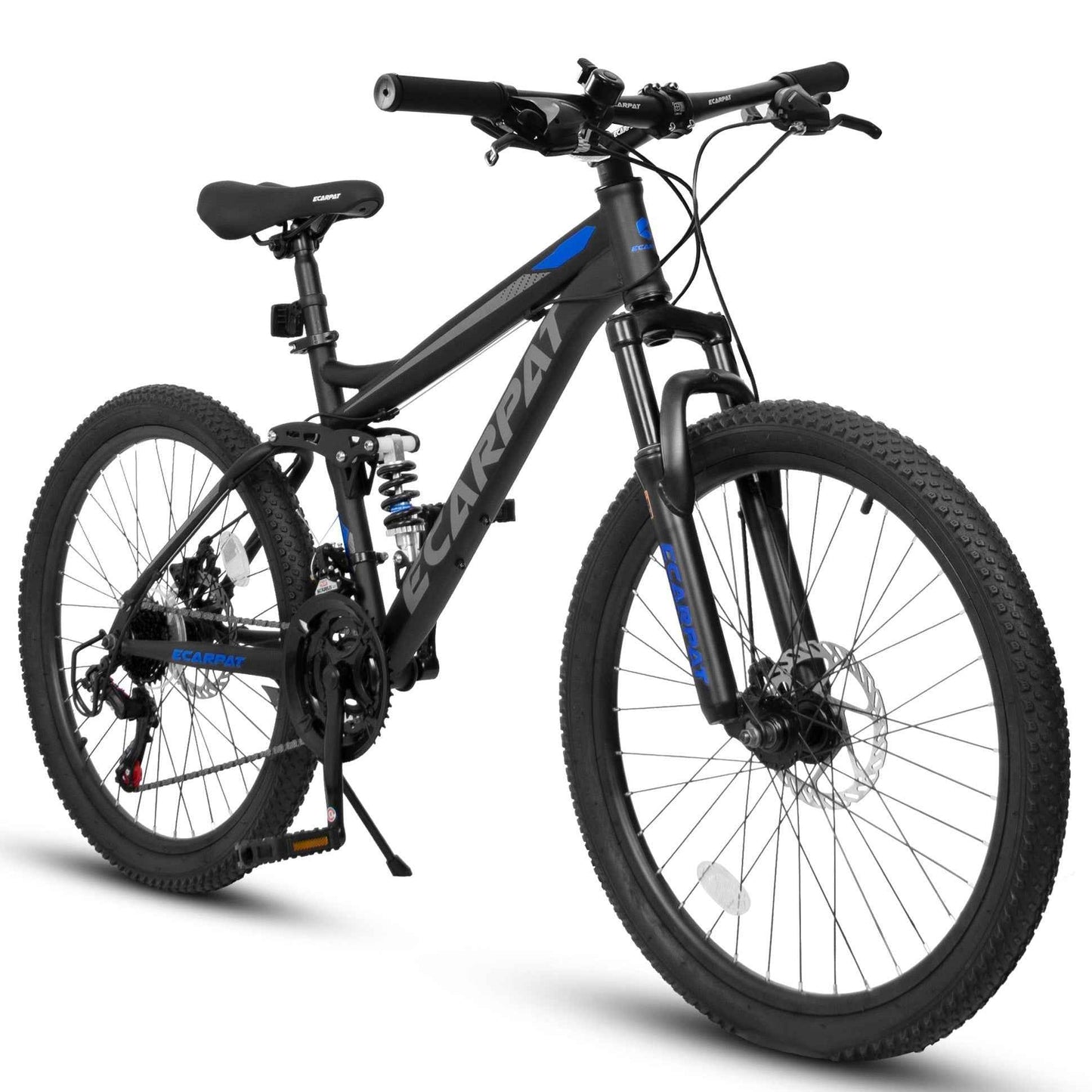 27.5" Full-Suspension Mountain Bike | 21-Speed, Mechanical Disc Brakes & Dual Shock Absorbers
