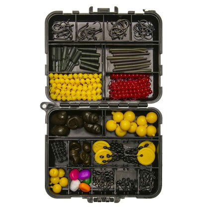 328-Piece Carp Fishing Tackle Kit – Swivels, Bait, Floats, Hooks & Accessories