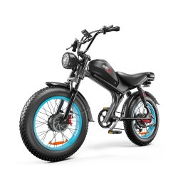 Dual-Drive Electric Bike | 48V 2000W Twin Motor, 23Ah Battery, 55-70KM Range