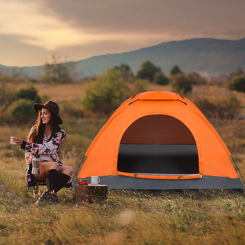 1-Person Pop-Up Camping Tent – Waterproof Instant Setup with Carry Bag