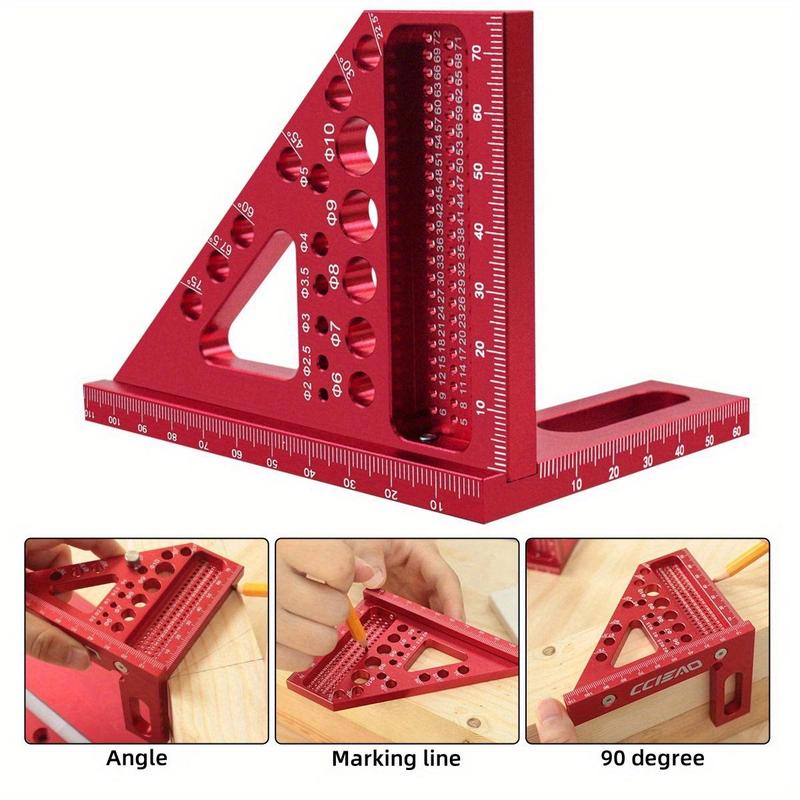 Dailyardtool¬Æ 3D Multi-angle Carpenter Square Scriber