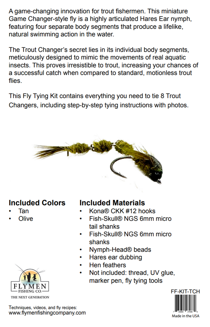 Fly Tying Kit: Trout Changer (Hares Ear)