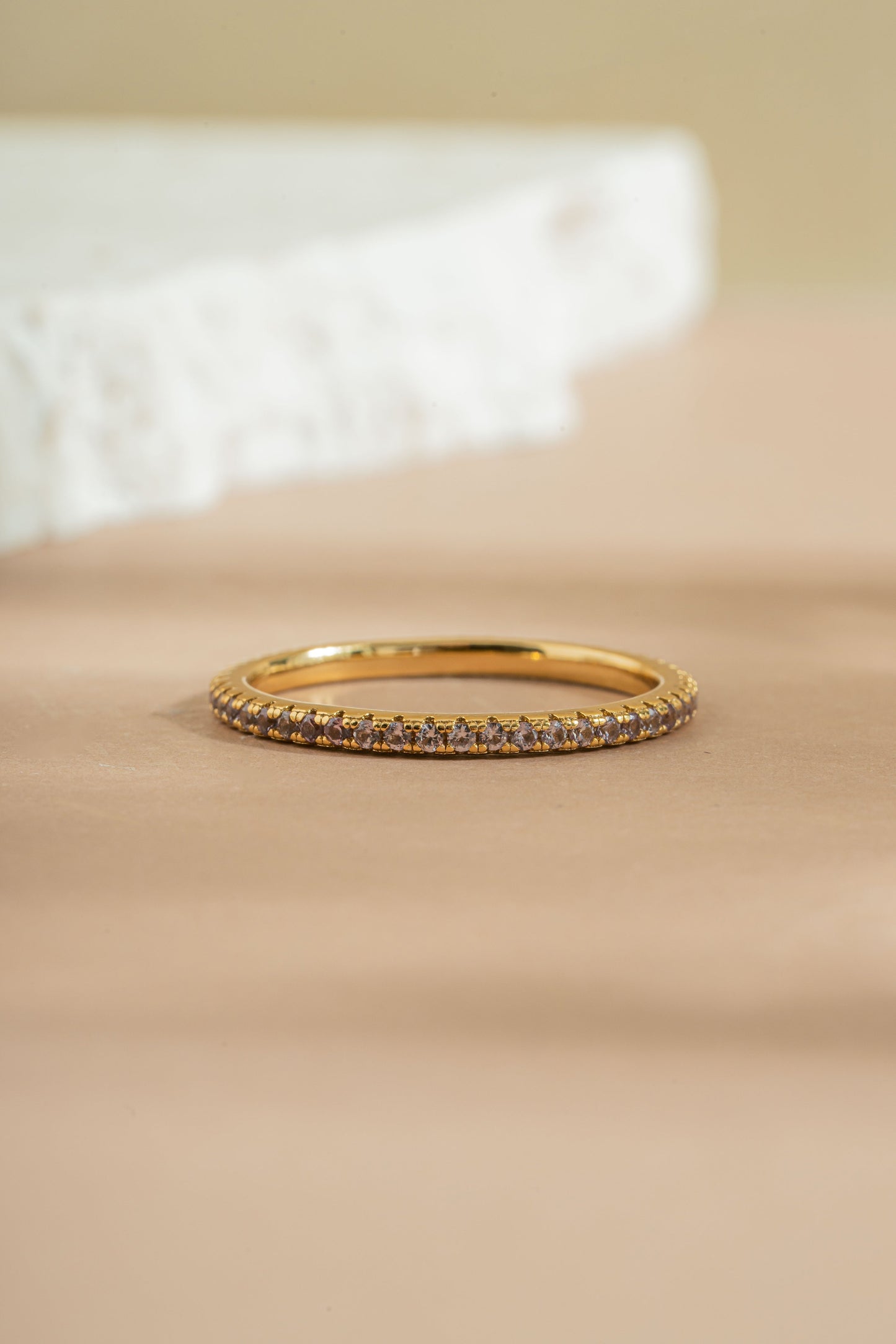 Alexandrite Birthstone Eternity Ring