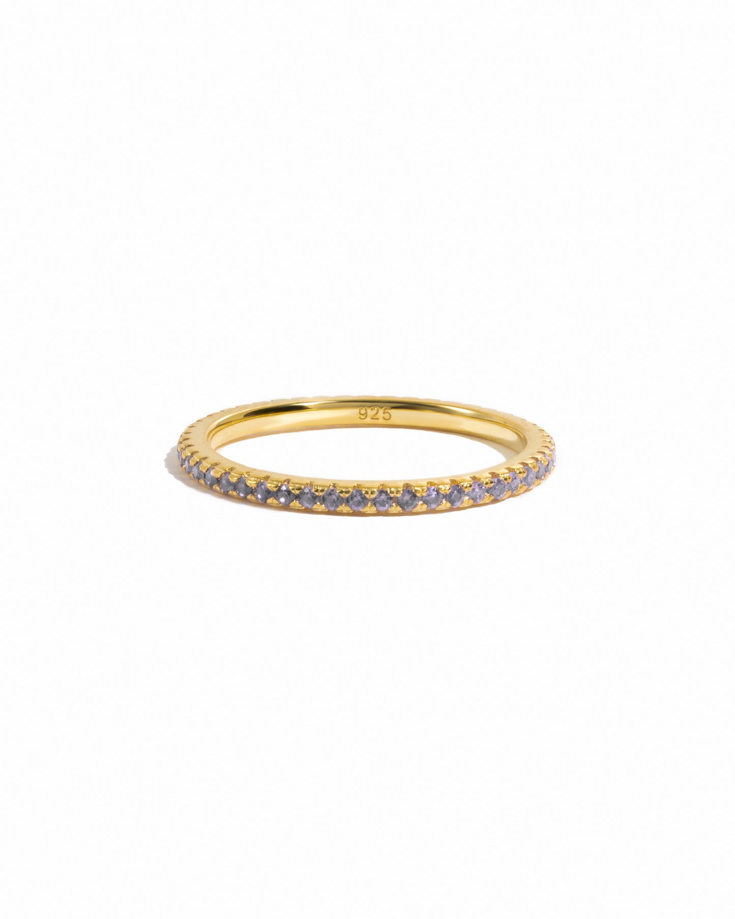Alexandrite Birthstone Eternity Ring